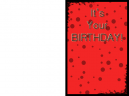 Red Polkadot Birthday Cards