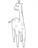 Giraffe Coloring Pages Sheet