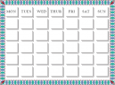 Blank Printable Calendars