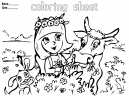 Animal Friends Coloring Sheets 