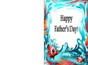 Father's Day Cards - Underwater theme