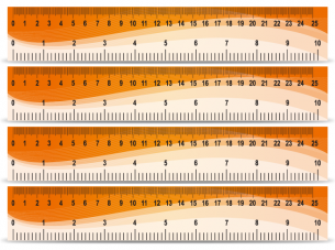 Printable Rulers Orange