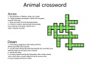 Crossword Puzzles Animals