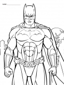Coloring Sheets Batman