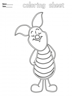 Coloring Pages Piglet
