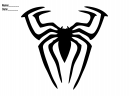 Paper Stencils Spider