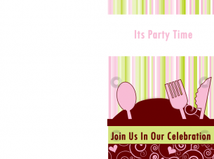 Dinner Party Invitation Cards