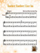 Piano Music Sheets Rootbeer