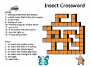 Crossword Puzzles Insects