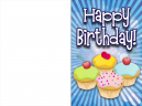 Birthday Cards Pastries - Birthday party cupcakes for a fab party
