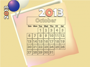 Monthly Calendars October