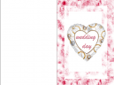 Wedding Day Printable Cards - Gretting Cards for A Wedding