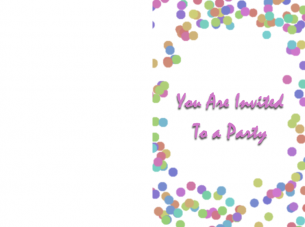 Party Printable Free Template