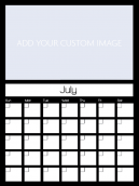 Newly Personalized July Custom Calendar - Ready to make it your own this July