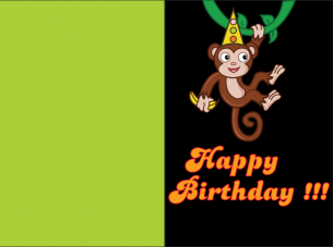 Monkey Business Birthday Cards