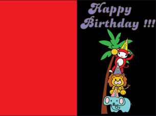 Jungle Fun Birthday Cards