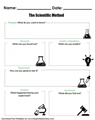 The Scientific Method Worksheets
