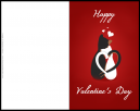 Cat Couple Valentines Day Card - May your Valentines Day filled with so much love and happiness