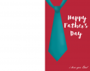 Simple blank father's day card