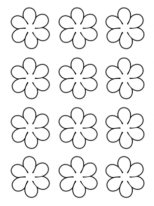 Flowers Activities Template - 12 flower cut out shapes