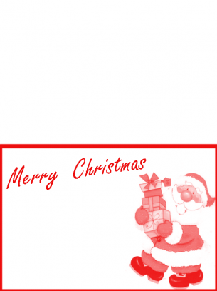 Santa Claus Christmas Card