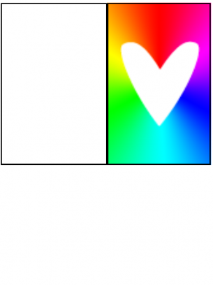 Valentine's Day Card Rainbow