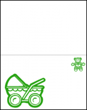 Green Baby Cards Maker