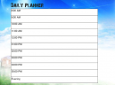 Blue Sky Daily Planners