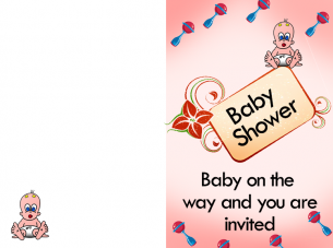 Baby On The Way Shower Invitation 