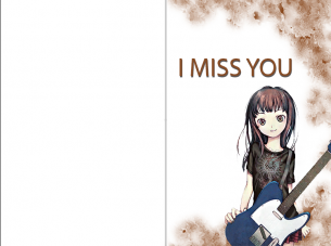 I Miss You Greeting Cards