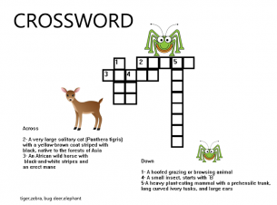 Animals Crossword Puzzles