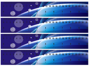 Purple Paper Rulers 