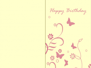 Butterfly Birthday Cards
