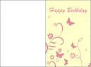 Butterfly Birthday Cards