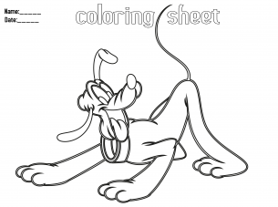 Coloring Pages Pluto