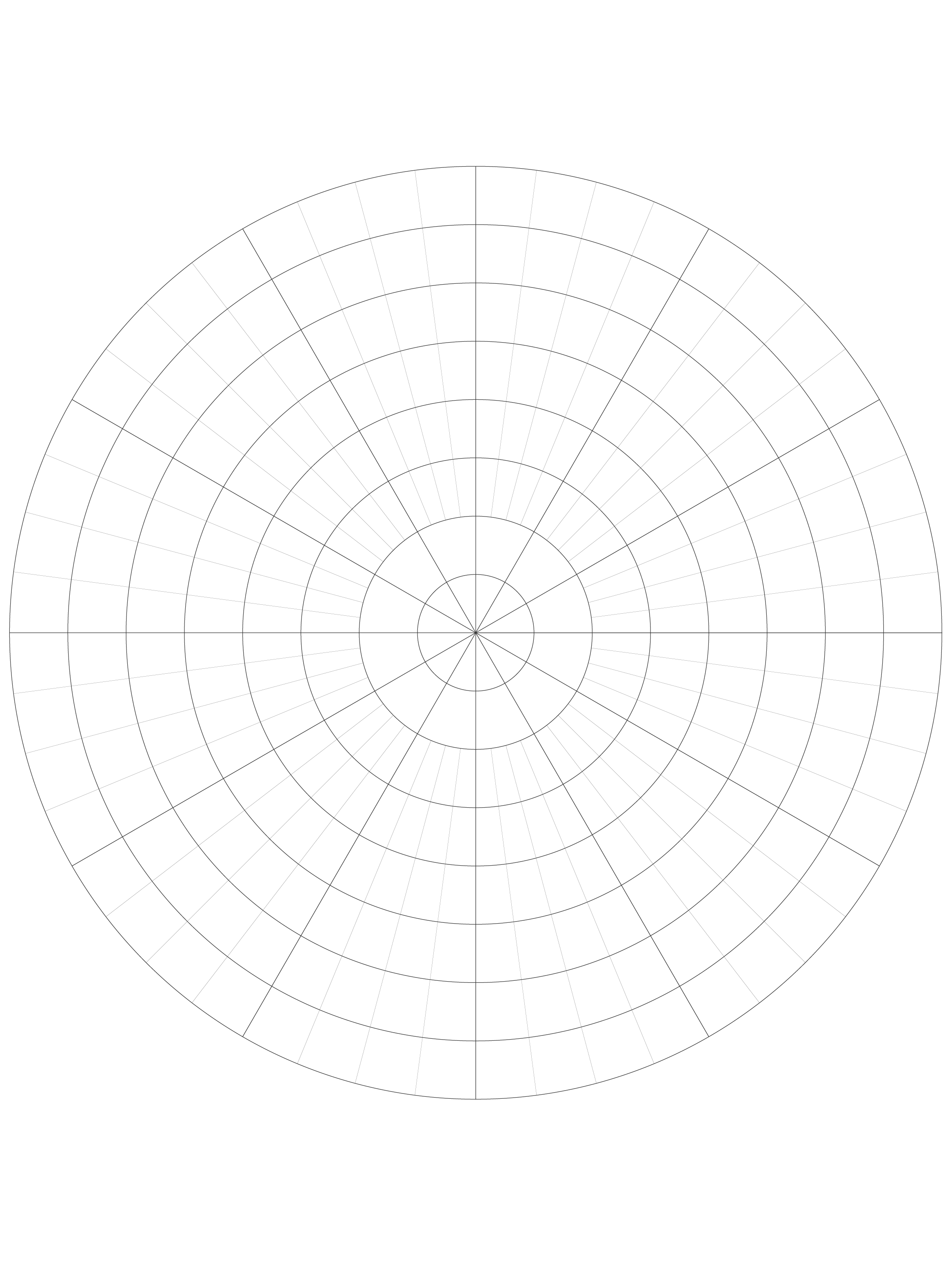 Polar Graph Paper