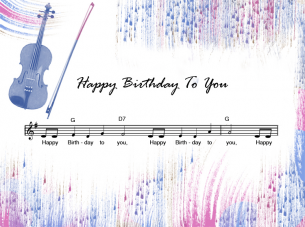 Piano Music Sheets Birthday Song