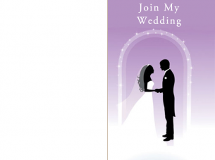 Wedding Invitations Purple