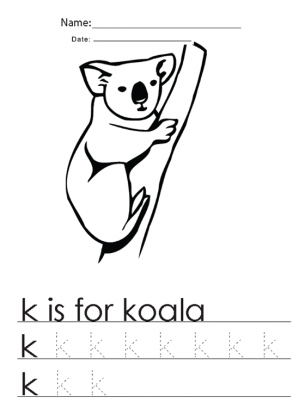 kindergarten worksheets k