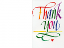 Colorful Thank You Cards 