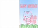 Cat Birthday Cards