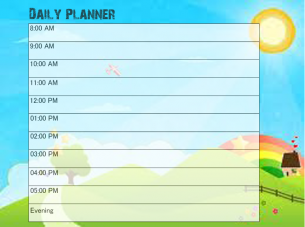 Daily Planners Sunny