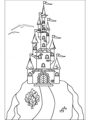 Castle Coloring Sheet