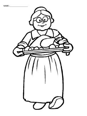 Thanksgiving Coloring pages Turkey