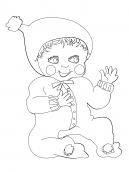 Baby Coloring Sheet