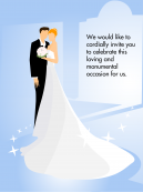 Man & Woman Wedding Invitation Card
