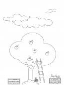 Apple Tree Coloring Sheets