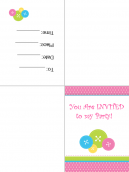 Party Invitations Colors