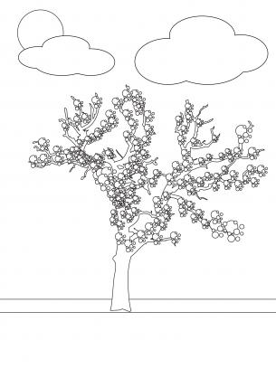 Tree Coloring Sheets
