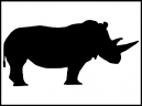 Paper Stencils Rhino